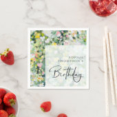 Wiese-Blume Serviette (Beispiel)