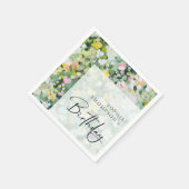 Wiese-Blume Serviette (Ecke)