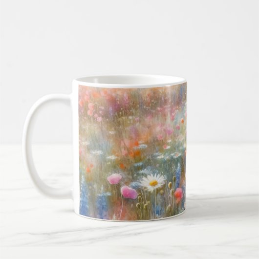 Wiese der Blume Kaffeetasse (Links)