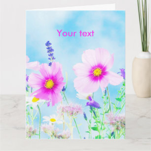 Wiese der Erinnerungen 11" x 8,5" Sympathiekarte Karte