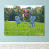 Wiese der Liebe Wrapped Canvas Leinwanddruck (Insitu (Holzboden))