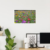 Wiese der Wildblumen Poster (Heimbüro)