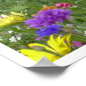 Wiese der Wildblumen Poster (Ecke)