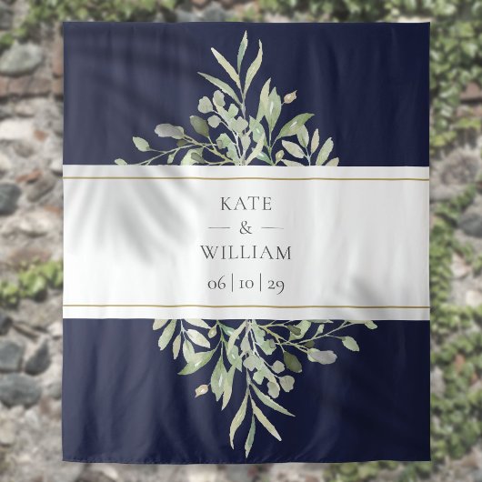 Wiese Hochzeitsstand des Fotos Wandteppich