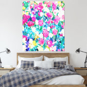 Wiese in Bloom Leinwanddruck (Insitu (Schlafzimmer))