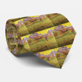 Wiese in den Bergen von Vincent van Gogh Krawatte (Gerollt)