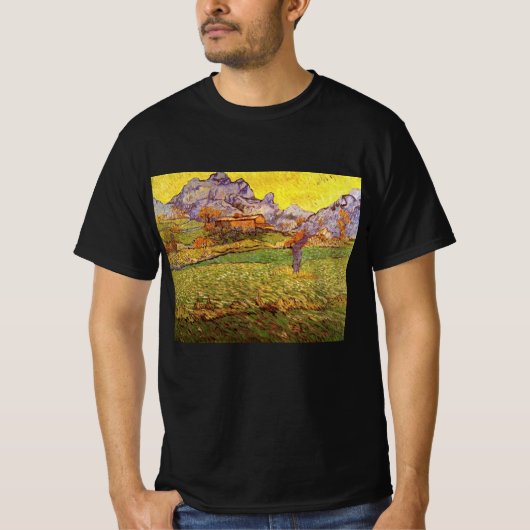Wiese in den Bergen von Vincent van Gogh T-Shirt (Vorderseite)