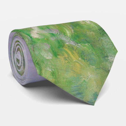 Wiese (La Prairie) - Pierre-Auguste Renoir Krawatte (Gerollt)