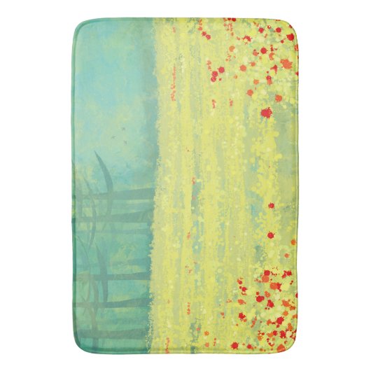 Wiese Landschaft Badematte (Vorderseite Vertikal)