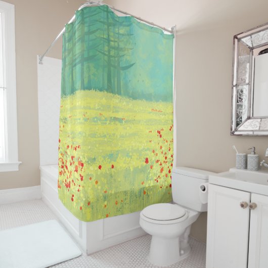Wiese Landschaft Duschvorhang (Beispiel)