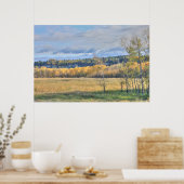 Wiese mit Aspens Poster (Küche)