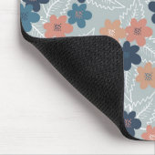 Wiese mit bunten Frühlingsblumen Mousepad (Ecke)