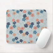 Wiese mit bunten Frühlingsblumen Mousepad (Mit Mouse)