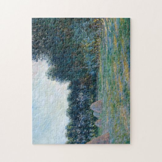 Wiese mit Hystacks bei Giverne Monet Kunstvoll wan Puzzle (Vertikal)
