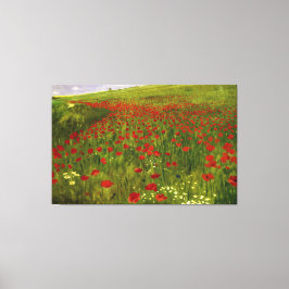 Wiese mit Poppies (1896) Merse Pál Szinyei Leinwanddruck