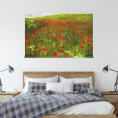 Wiese mit Poppies (1896) Merse Pál Szinyei Leinwanddruck (Insitu (Schlafzimmer))