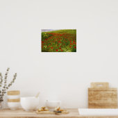 Wiese mit Poppies (1896) Merse Pál Szinyei Poster (Küche)