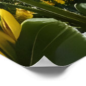 Wiese mit Sonnenblumen | AI Art Poster (Ecke)