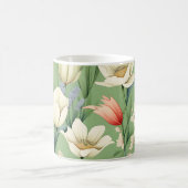 Wiese mit Tulips und Wildblumen Kaffeetasse (Mittel)