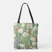 Wiese mit Tulips und Wildblumen Tasche (Rückseite)