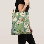 Wiese mit Tulips und Wildblumen Tasche (Von Nahem)