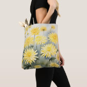 Wiese mit Wasserfarbe Chrysanthema Tasche (Von Nahem)