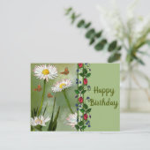 Wiese Postkarte (Stehend Vorderseite)