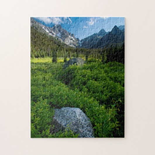 Wiese und Mt. Stuart Puzzle (Vertikal)