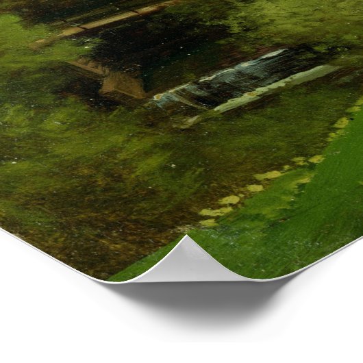 Wiese und Wald, 1895 Poster (Ecke)