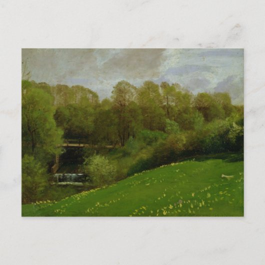 Wiese und Wald, 1895 Postkarte (Vorderseite)