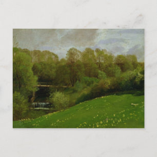 Wiese und Wald, 1895 Postkarte