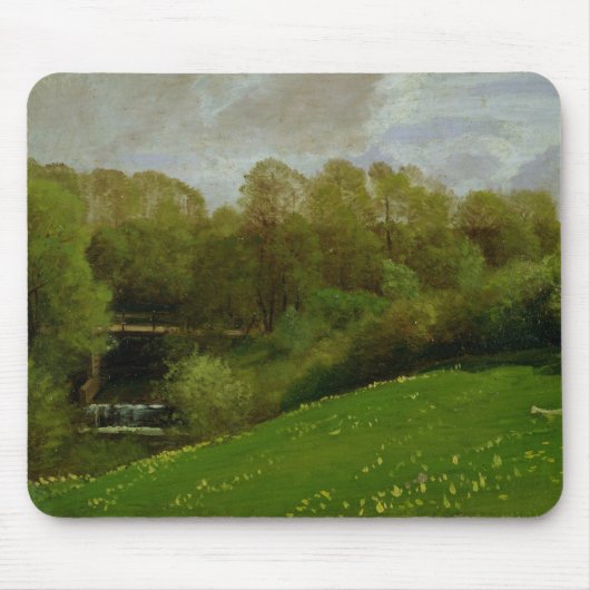 Wiese und Waldland, 1895 Mousepad (Vorne)