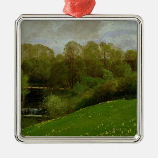 Wiese und Waldland, 1895 Ornament Aus Metall (Vorne)