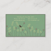 Wiese, Visitenkarteschablone Visitenkarte (Rückseite)