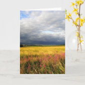 Wiese wild lebender Blume Karte (Gelbe Blume)