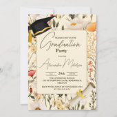 Wiese Wildblume 2024 Abschluss Einladung (Vorderseite)