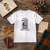 Wiesel Kaffee Lustig Grafik T-Shirt