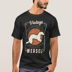Wiesel Vintage Retro Klassiker Tierliebe 1 T-Shirt