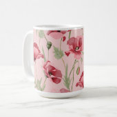 Wiesen-Blume drucken Landhaus Kaffeetasse (Vorderseite Links)