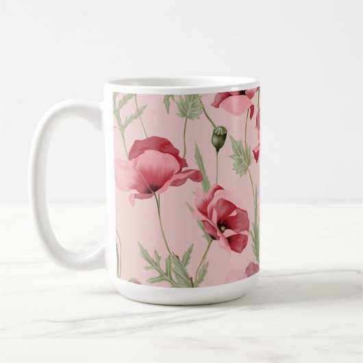 Wiesen-Blume drucken Landhaus Kaffeetasse (Links)