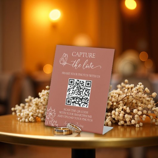 Wiesen-Blume fangen die Liebe-Hochzeit ein Sockelschild