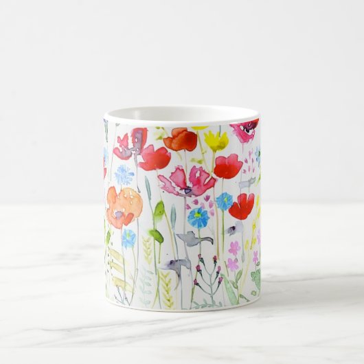 Wiesen-Blumen Kaffeetasse (Mittel)
