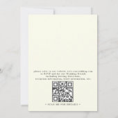 Wiesen-Boho-Wildblumen-Rustikale-QR-Code-Hochzeit Einladung (Rückseite)