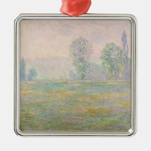 Wiesen Claude Monets | in Giverny, 1888 Ornament Aus Metall (Vorne)