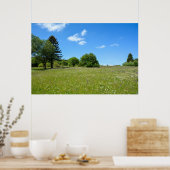 Wiesen-Idyll Poster (Küche)