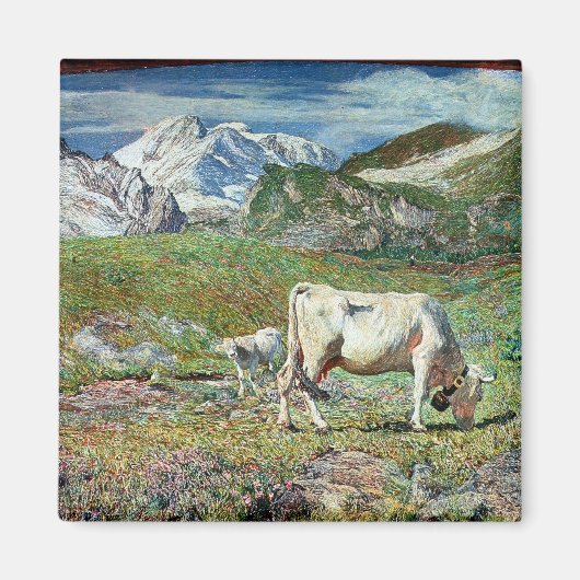 Wiesen im Frühling Magnet (Vorne)