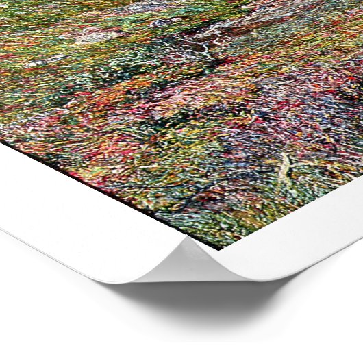 Wiesen im Frühling Poster (Ecke)