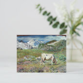 Wiesen im Frühling Postkarte (Stehend Vorderseite)