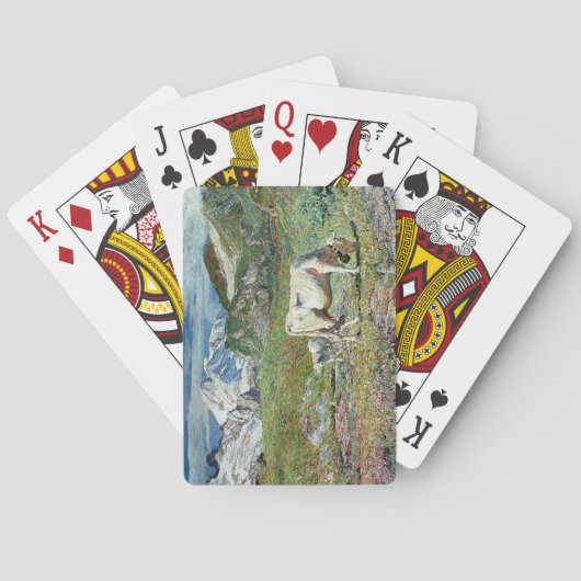 Wiesen im Frühling Spielkarten (Rückseite)