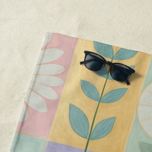 Wiesen-Patchwork Strandtuch (Beispiel)